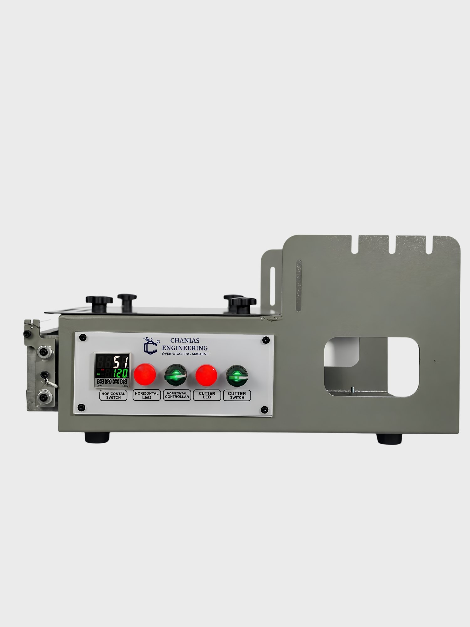 3 12 Inch Over Wrapping Machine with Roll System